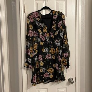 Everything must go! Black floral lulu’s dress size medium